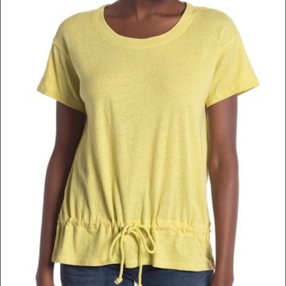 New Madewell Drawstring Tee Golden Apple - Picture 1 of 2